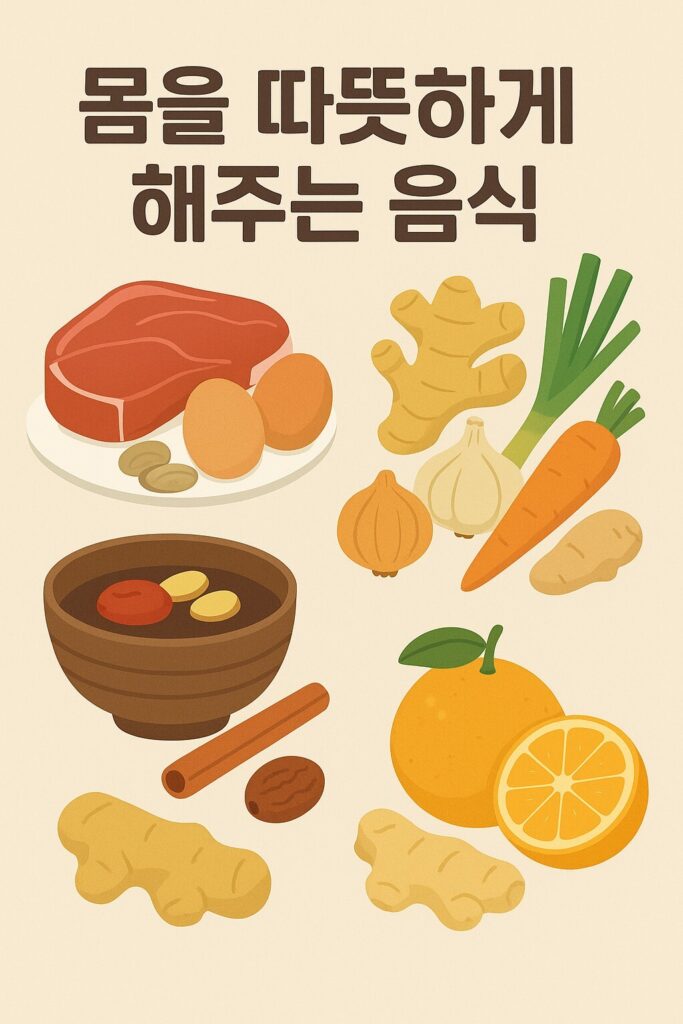 따뜻하게 해주는 음식